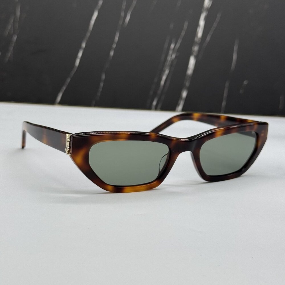 NEW SAINT LAURENT SL M126 003 WOMEN HAVANA SUNGLASSES SLM126 003 - Picture 4 of 10